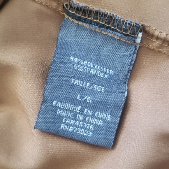 Bronze Faux Silk Tee - Picture 3 of 3